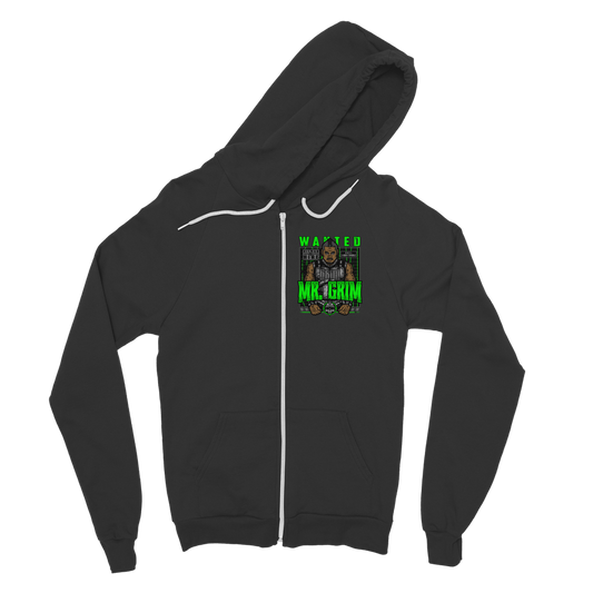 MR. Grim "Wanted" Zip Hoodie