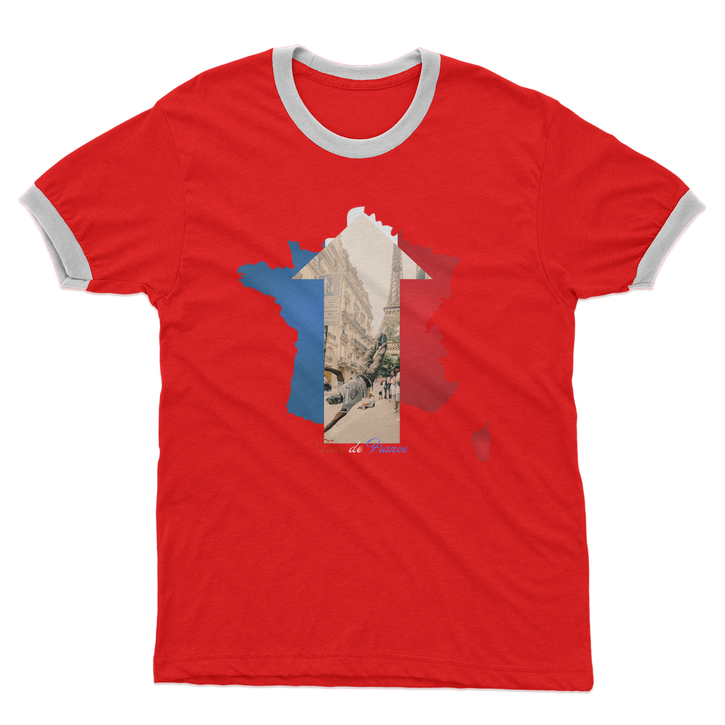 Tour de France Ringer Tee