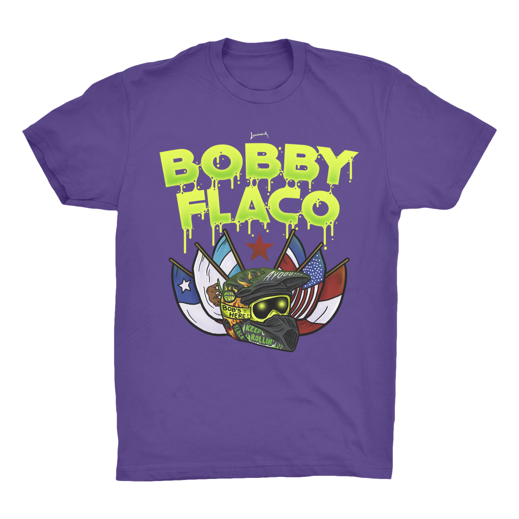 Bobby Flaco (USA) "World Tour" Organic Adult Tee