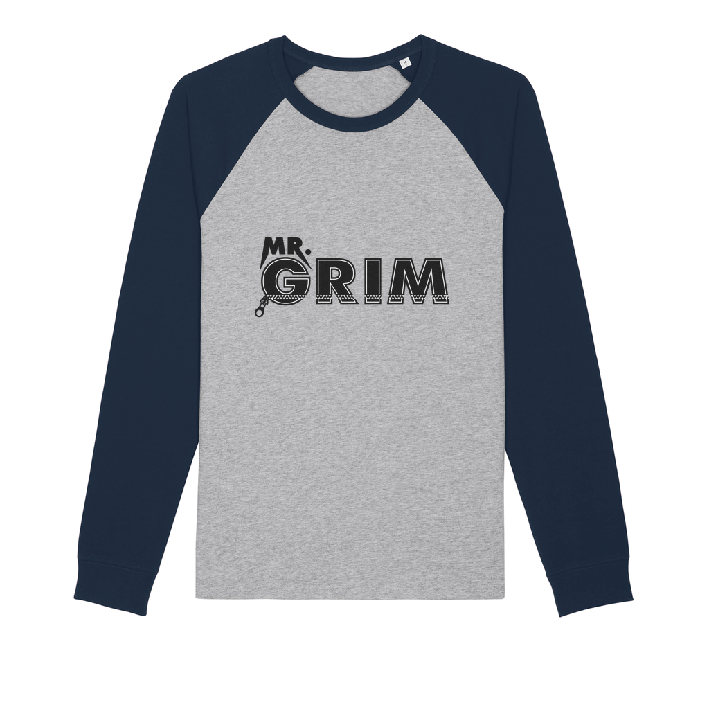 MR. Grim "Zipped Up" Premium Raglan Long Sleeve Shirt