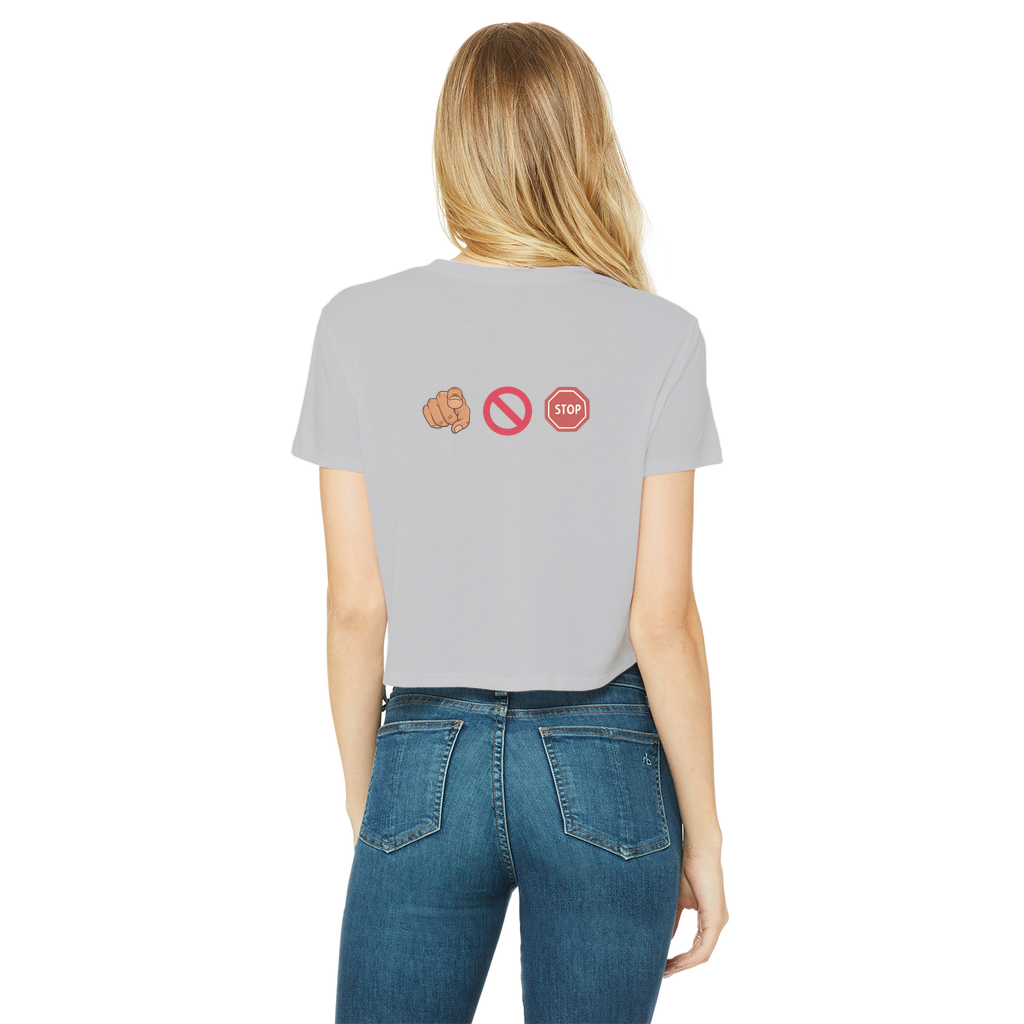 "You Can't Stop" Aerial Van Go - USA Women's Wear Crop Top