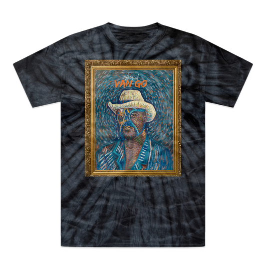 "Self Portrait" - Aerial Van Go (USA) Tonal Spider Tie-Dye T-Shirt