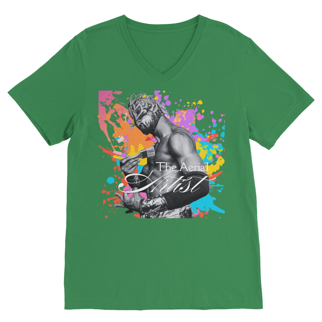 "THE Artist" - Aerial Van Go V Neck Tee