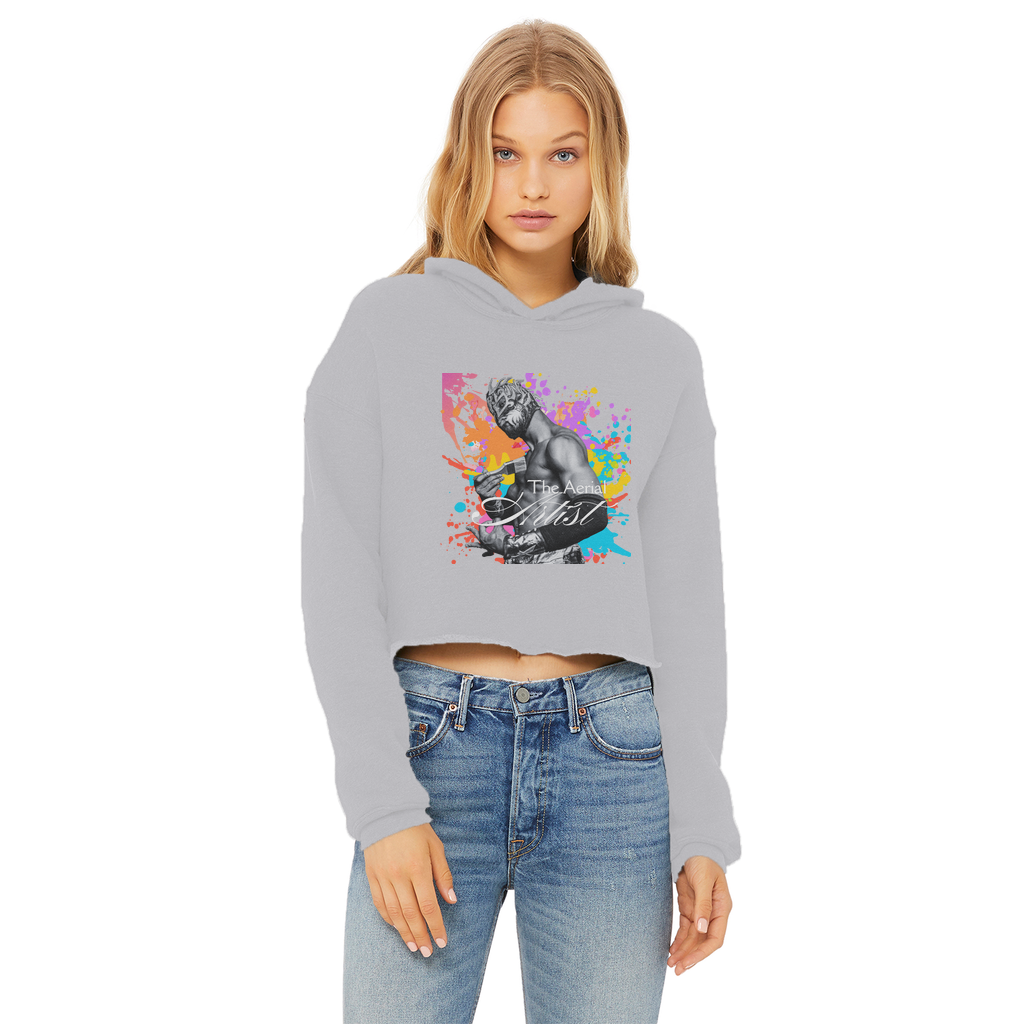 "THE Artist" - Aerial Van Go Women's Wear Crop Top Hoodie