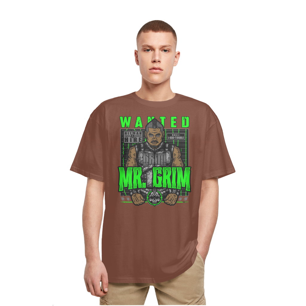 MR. Grim "Wanted" Heavy Oversized T-Shirt