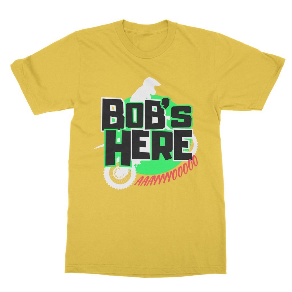 "Bob's Here" Bobby Flaco - USA Unisex Heavy Cotton Tee