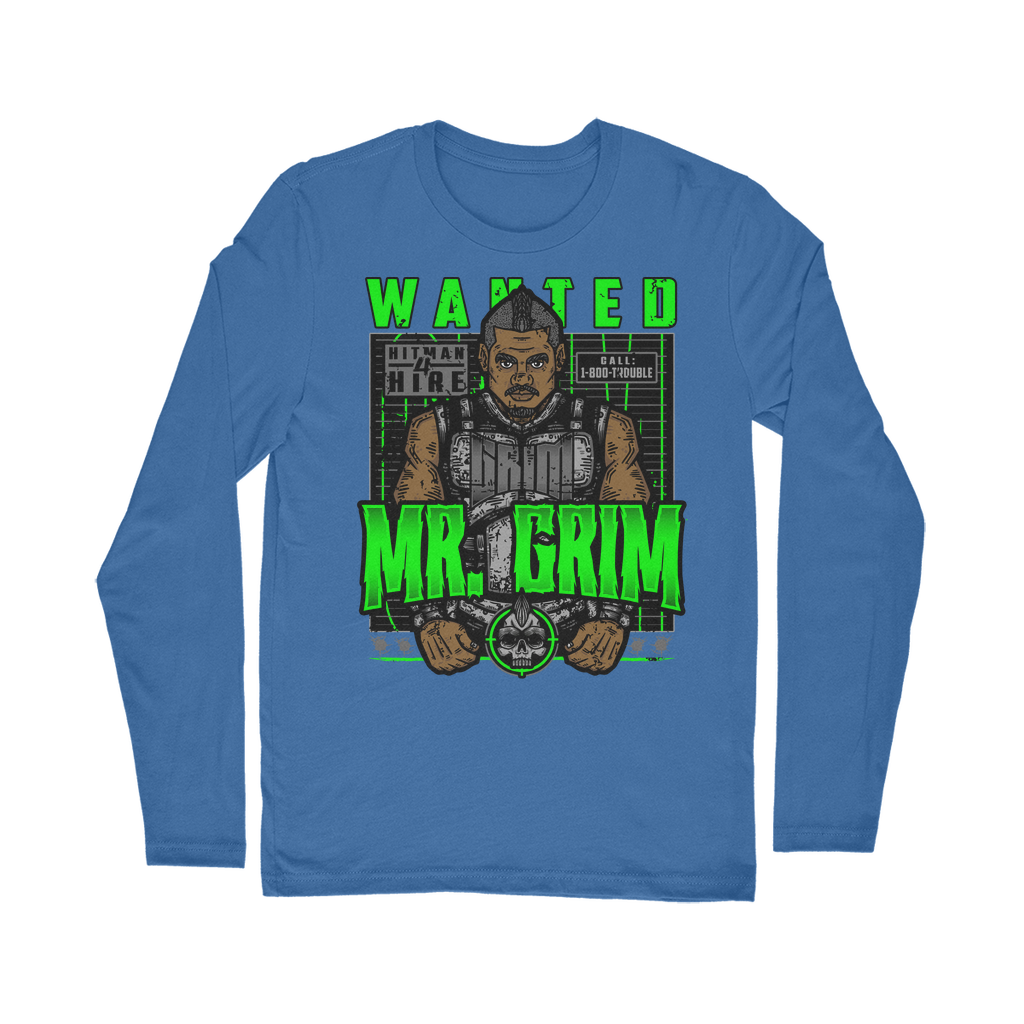 MR. Grim "Wanted" Unisex Long Sleeve Tee