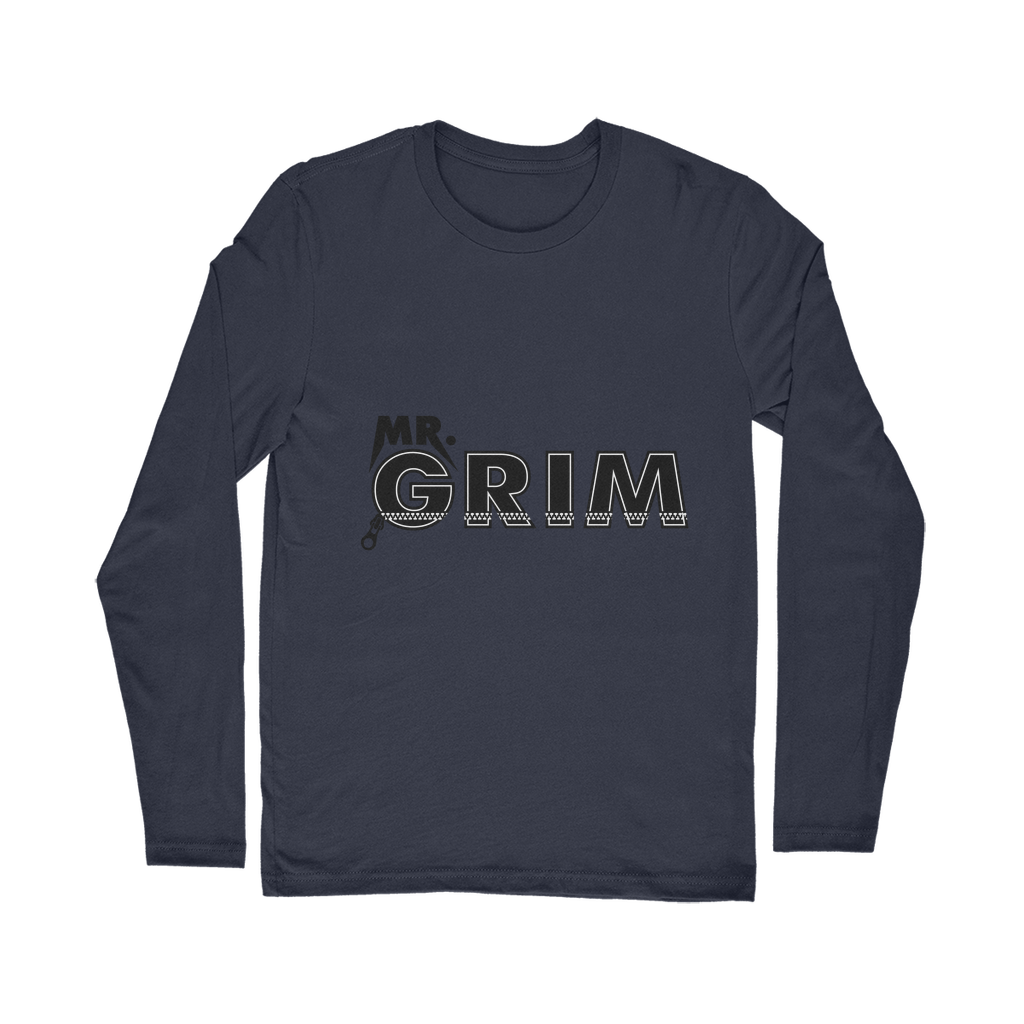 MR. Grim "Zipped Up" Unisex Long Sleeve Tee