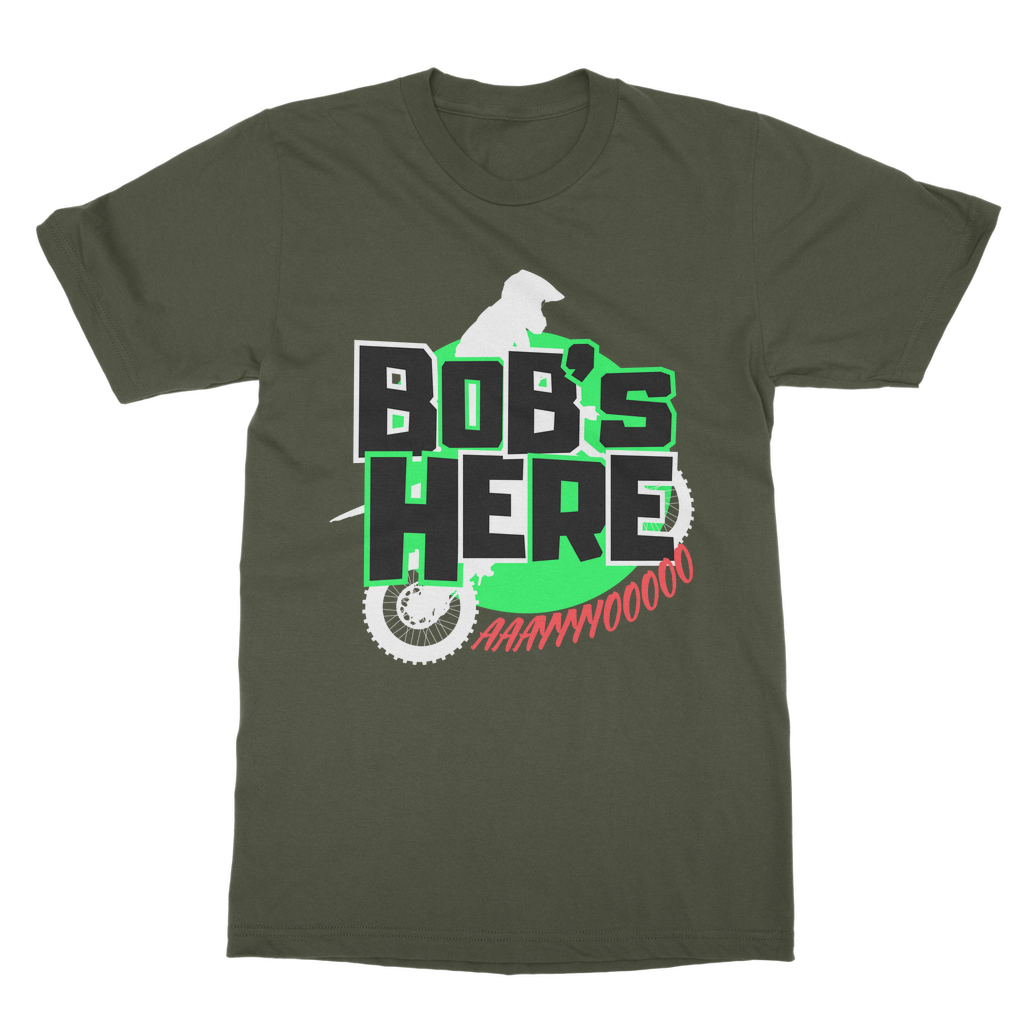 "Bob's Here" Bobby Flaco - USA Unisex Heavy Cotton Tee