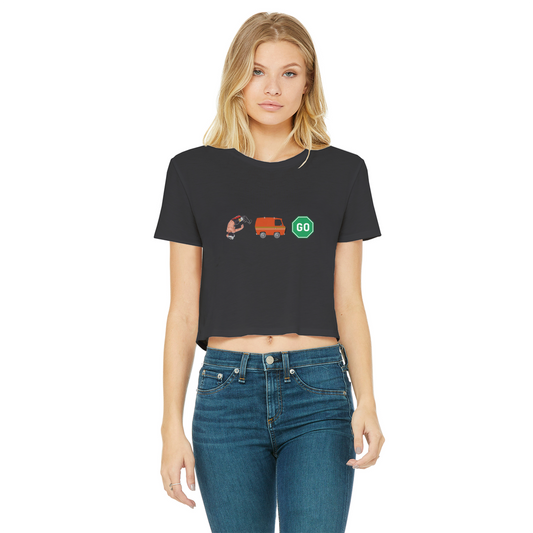 "You Can't Stop" Aerial Van Go - USA Women's Wear Crop Top