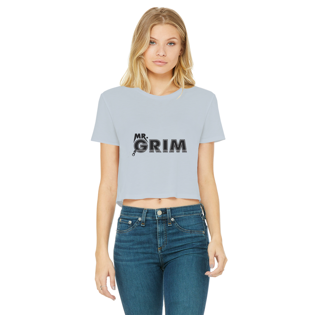 MR. Grim "Zipped Up" Women's Wear Crop Top