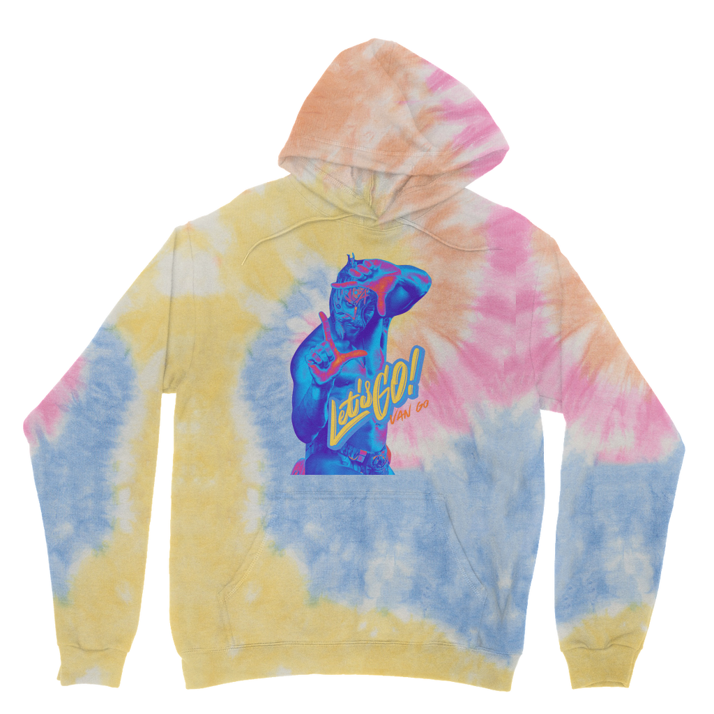 "Let's Go Van Go - Aerial Van Go Tie Dye Hoodie