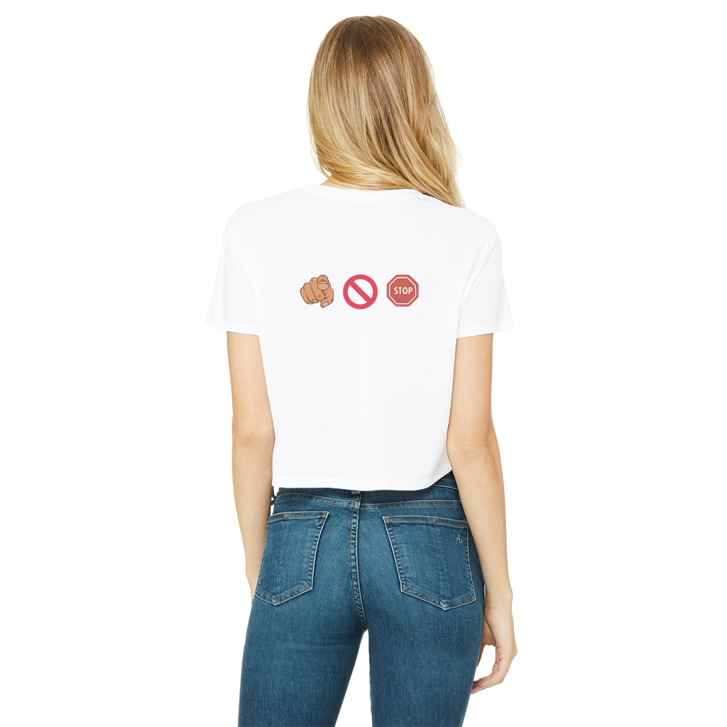 "You Can't Stop" Aerial Van Go - USA Women's Wear Crop Top