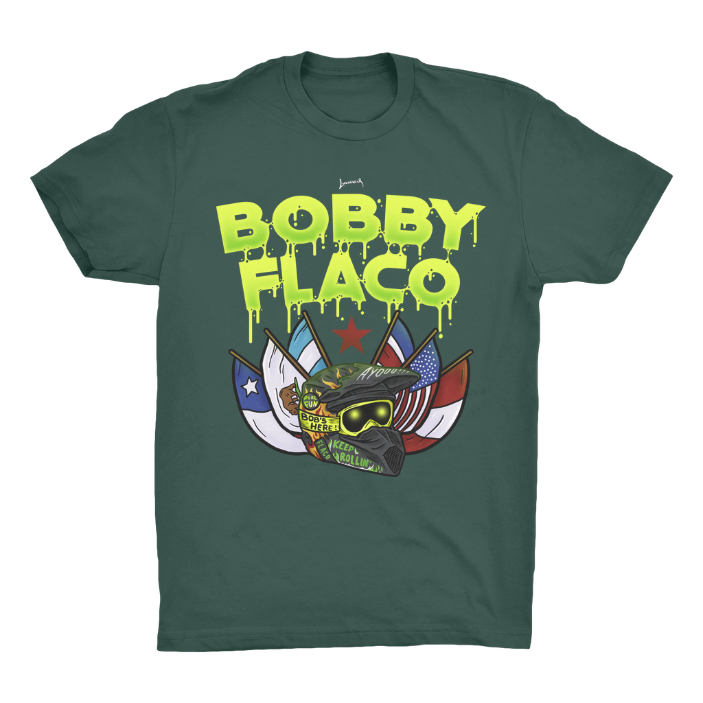 Bobby Flaco (USA) "World Tour" Organic Adult Tee