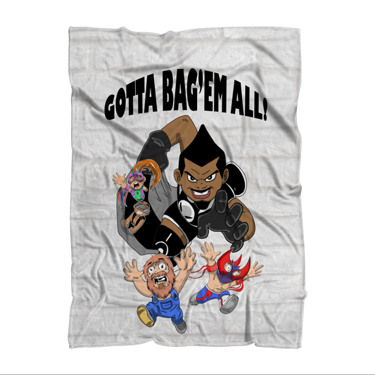 MR. Grim "Gotta Bag Em All" Throw Blanket