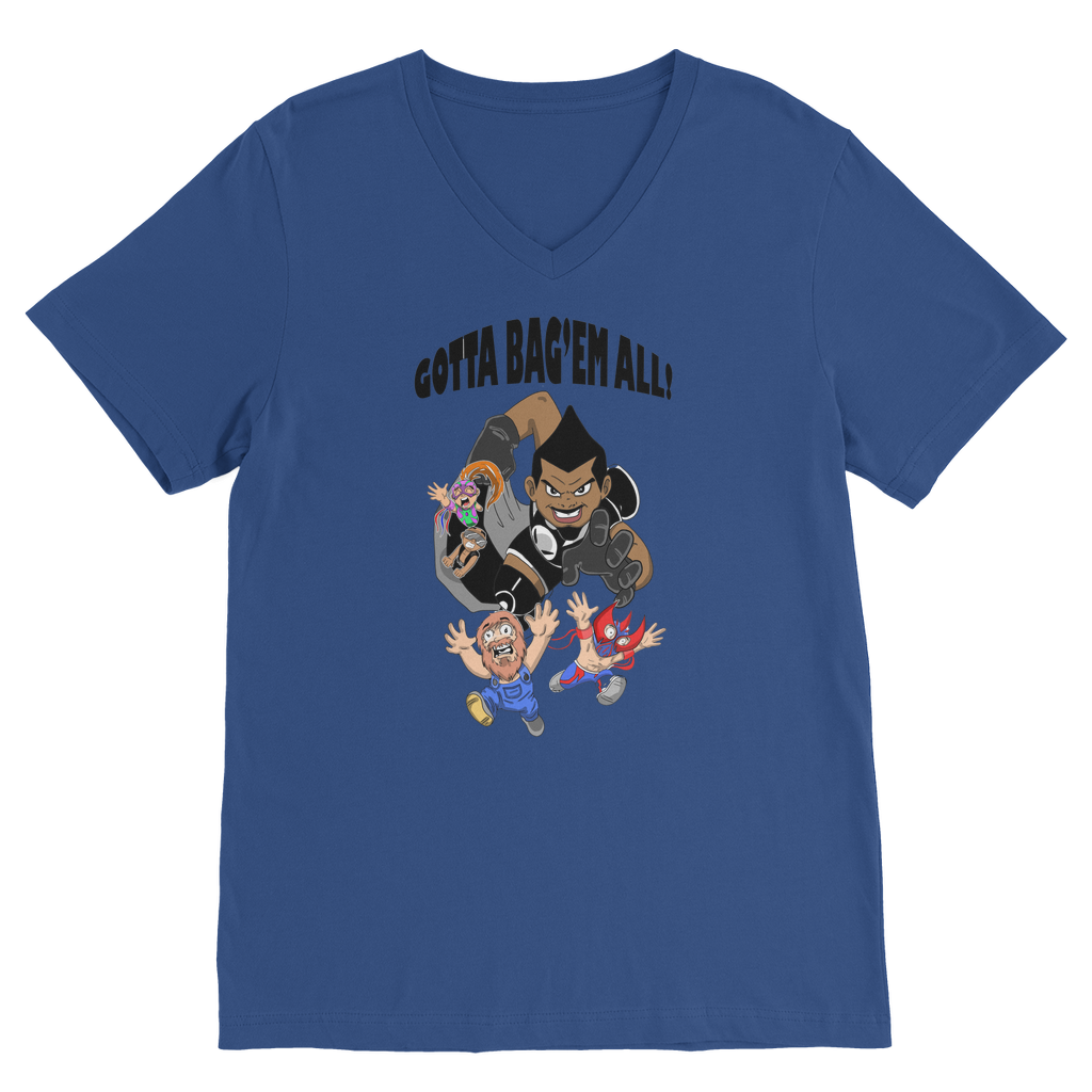 MR. Grim "Gotta Bag Em All" V Neck Tee