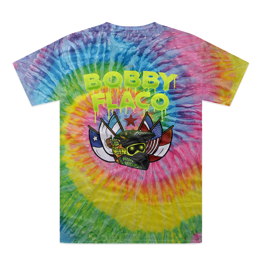 Bobby Flaco (USA) "World Tour" Tie-Dye T-Shirt
