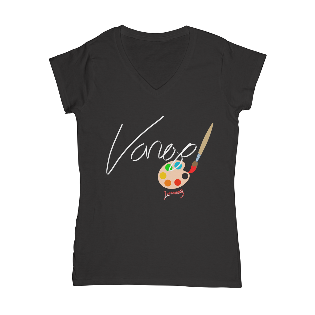 Aerial Van Go (USA) "Siggy" Women's Wear V-Neck T-Shirt