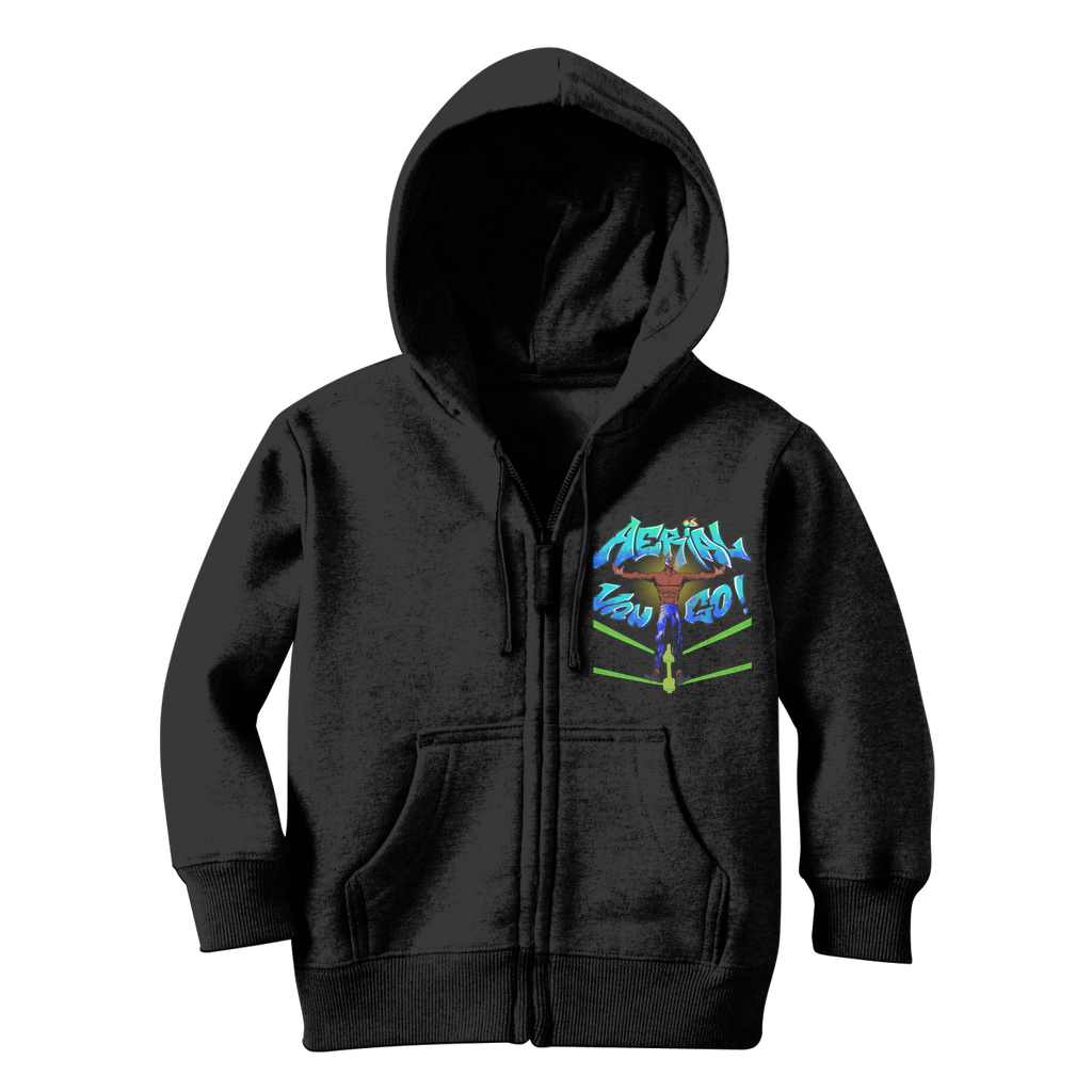 "Art Redeemer" - Aerial Van Go (USA) Youthwear Zip Hoodie