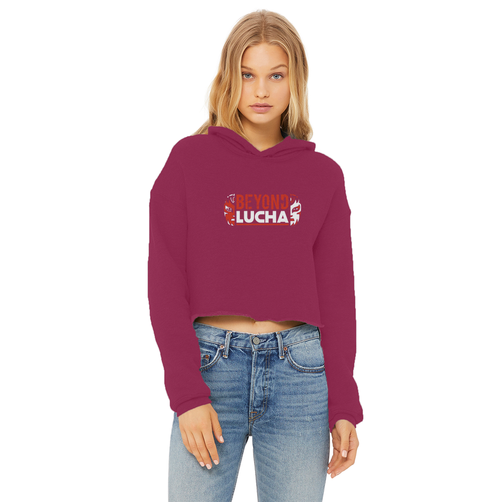 Beyond Lucha Women's Wear Crop Top Hoodie