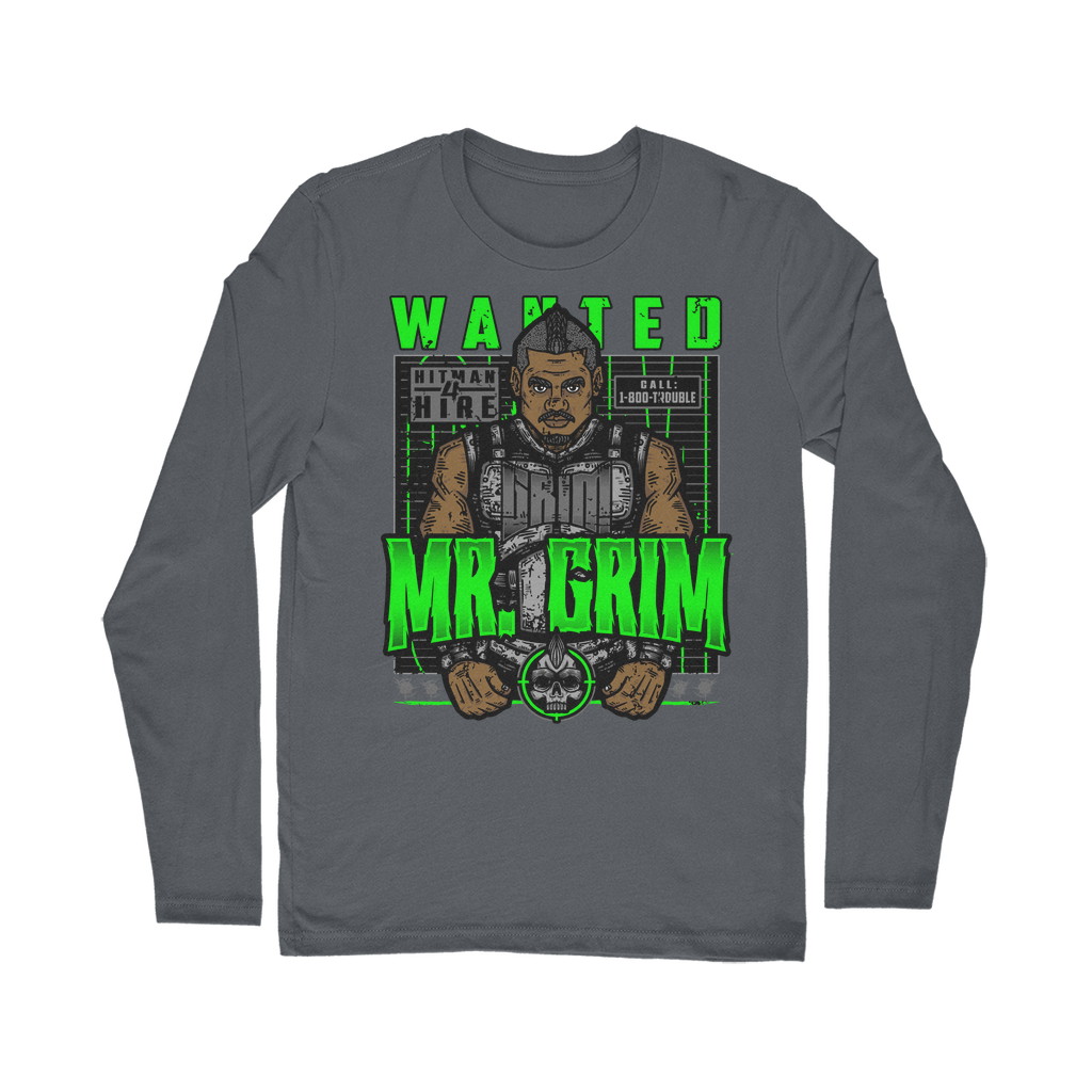 MR. Grim "Wanted" Unisex Long Sleeve Tee