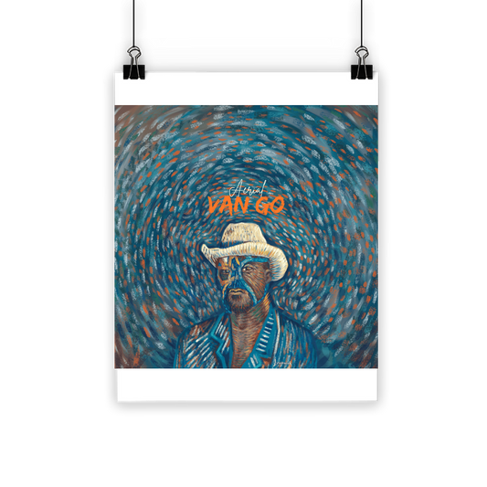 "Self Portrait" - Aerial Van Go (USA) Poster