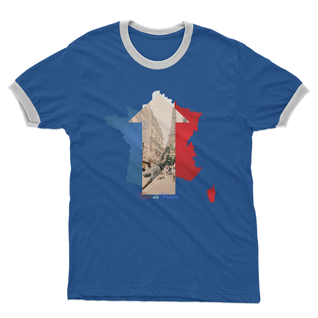 Tour de France Ringer Tee