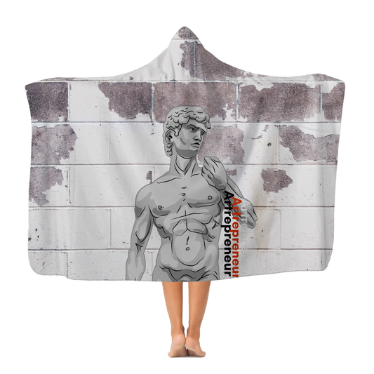 Aerial Van Go "Artrepreneur" (USA) Hooded Blanket