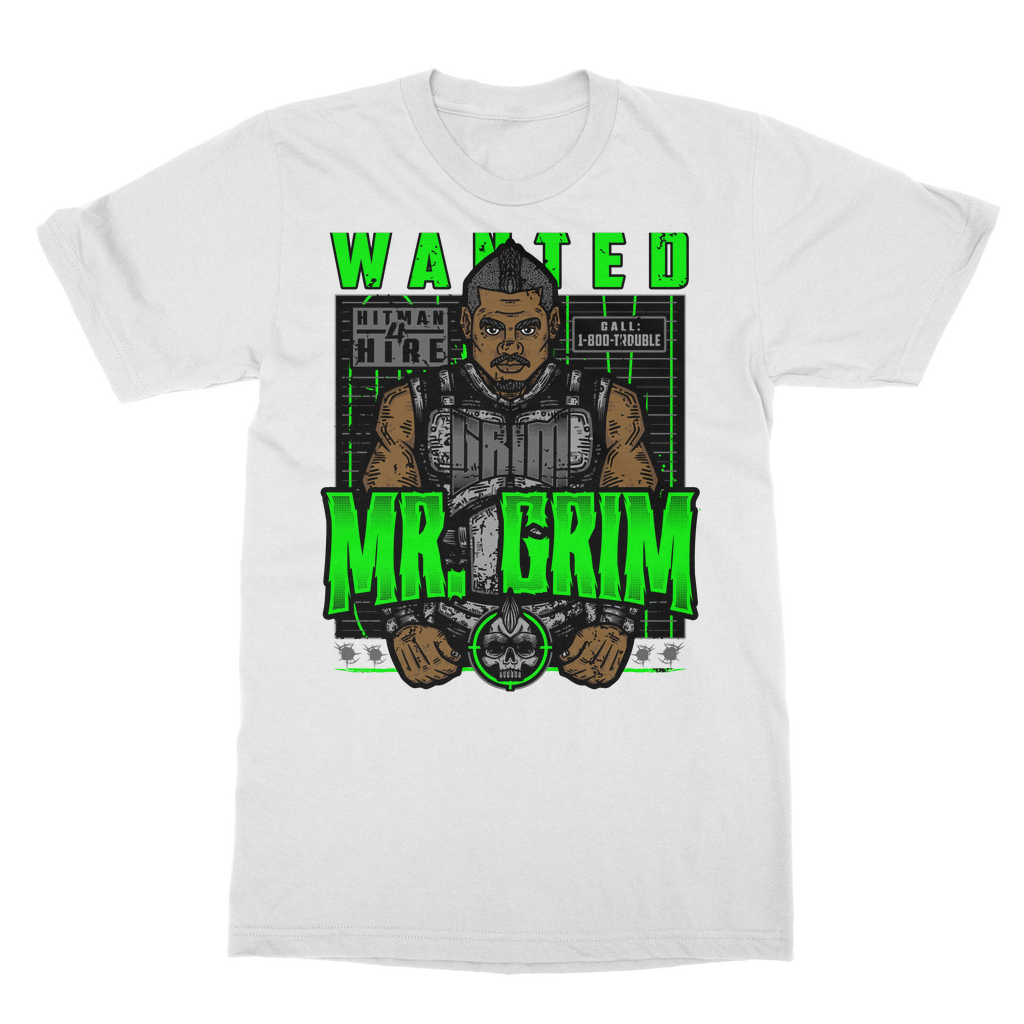 MR. Grim "Wanted" Unisex Heavy Cotton Tee