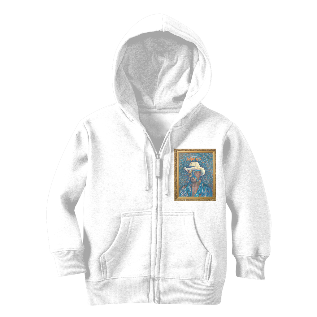 "Self Portrait" - Aerial Van Go (USA) Youthwear Zip Hoodie
