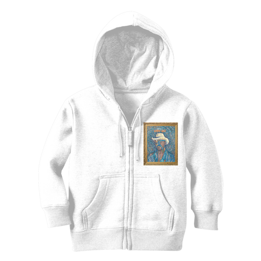 "Self Portrait" - Aerial Van Go (USA) Youthwear Zip Hoodie