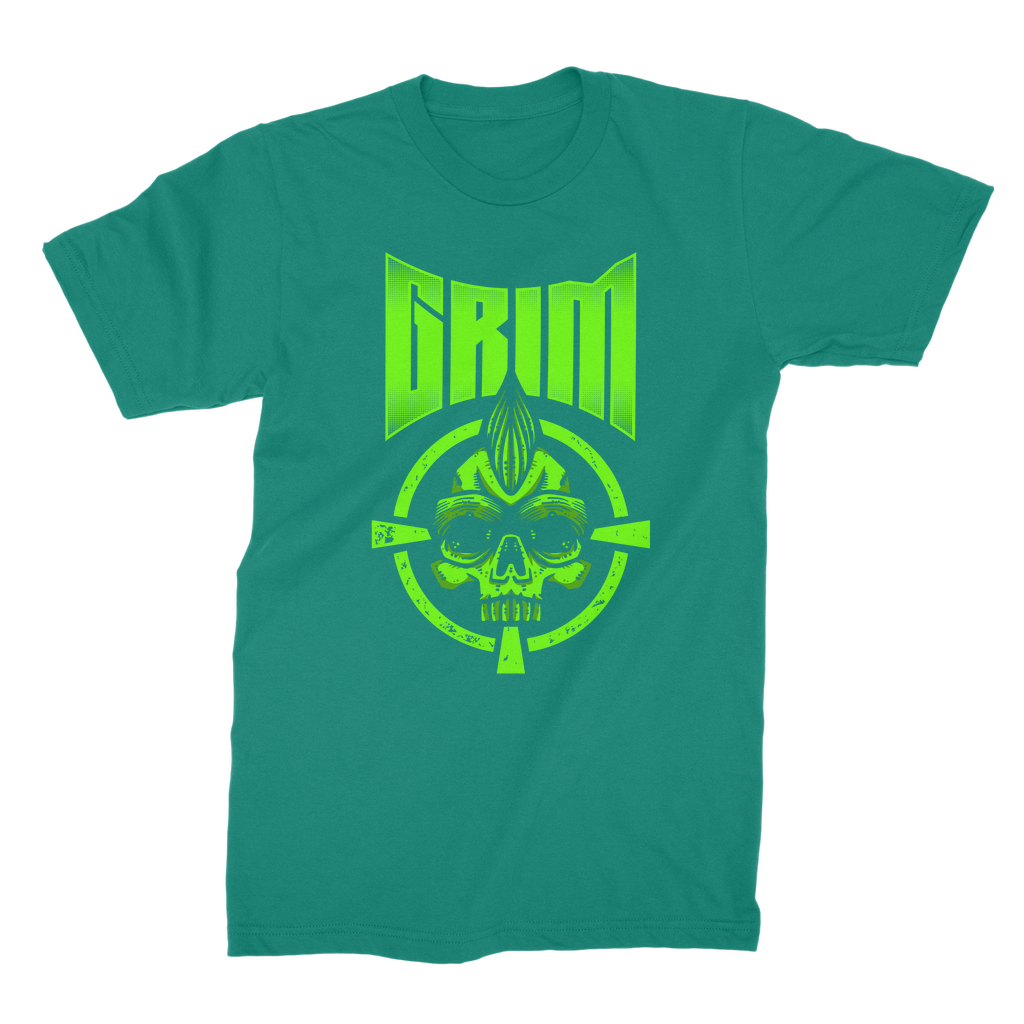 Mr. Grim "Target" Premium Jersey Adult T-Shirt