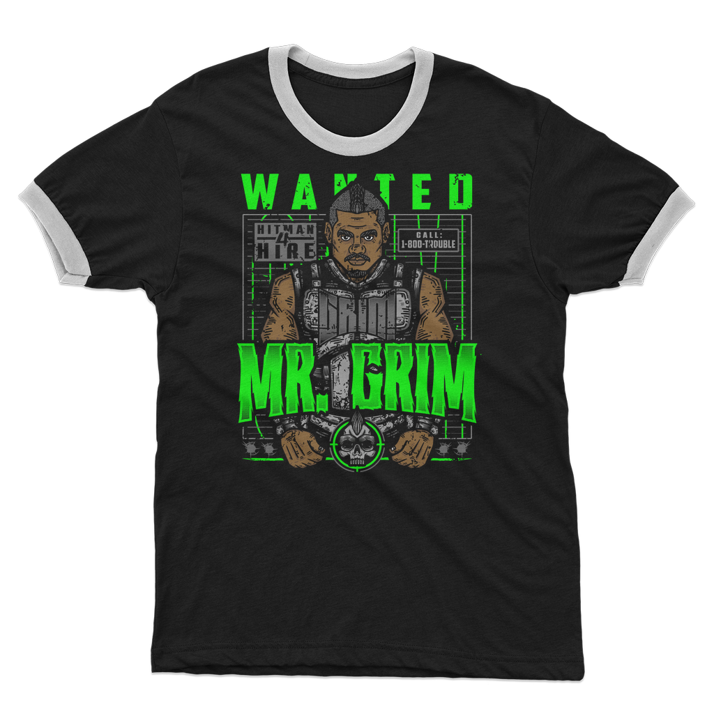 MR. Grim "Wanted" Ringer Tee