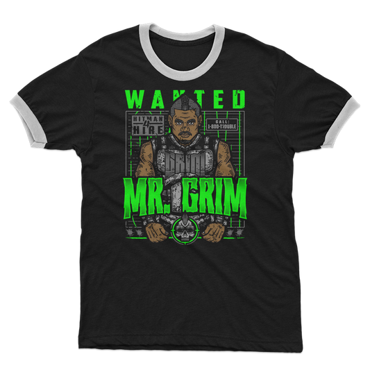 MR. Grim "Wanted" Ringer Tee