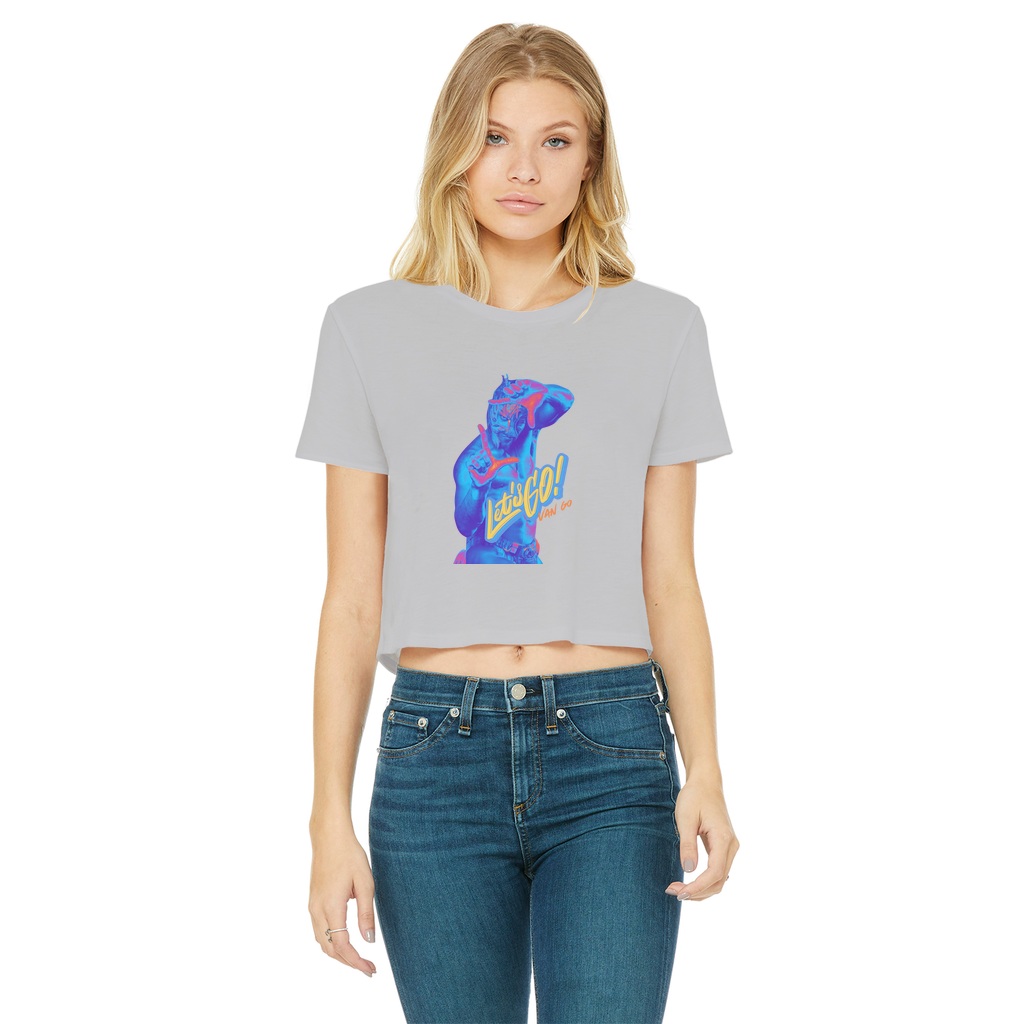 "Let's Go Van Go - Aerial Van Go Women's Wear Crop Top