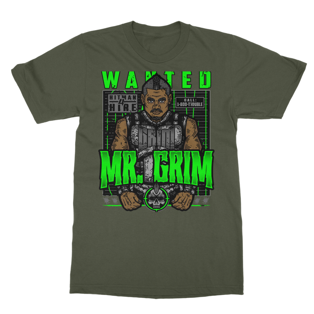 MR. Grim "Wanted" Unisex Heavy Cotton Tee