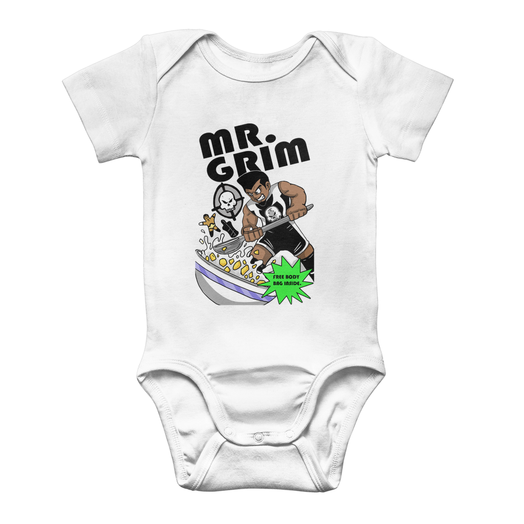 MR. Grim "Special Cereal" (USA) Baby Onesie