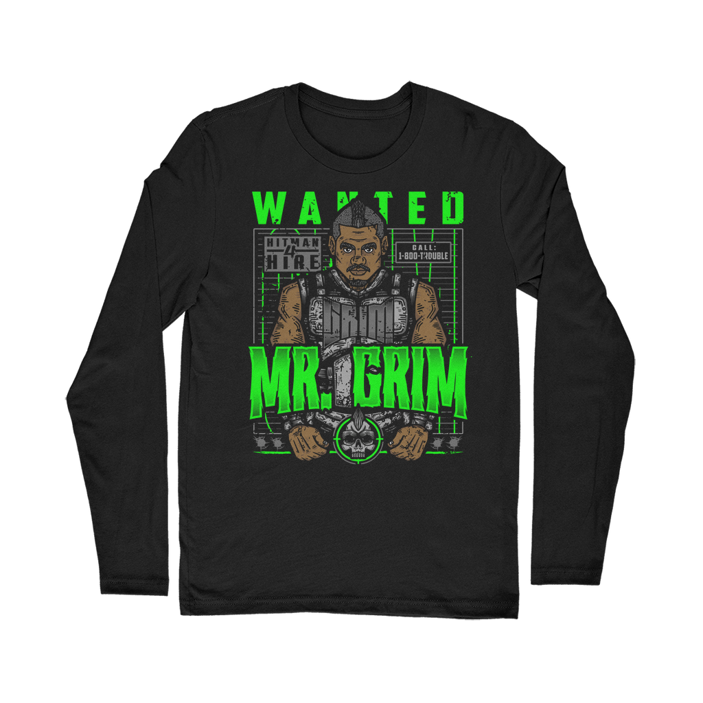 MR. Grim "Wanted" Unisex Long Sleeve Tee