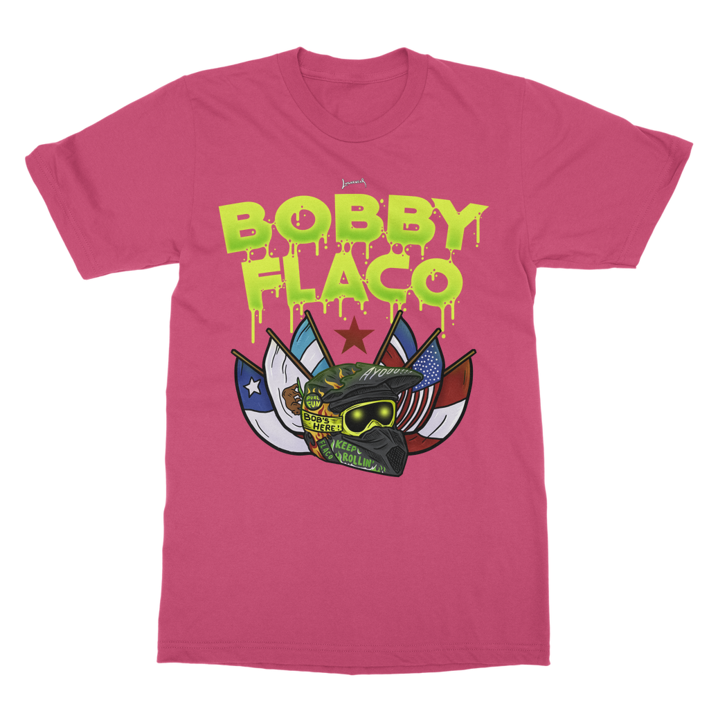 Bobby Flaco (USA) "World Tour" Unisex Heavy Cotton Tee