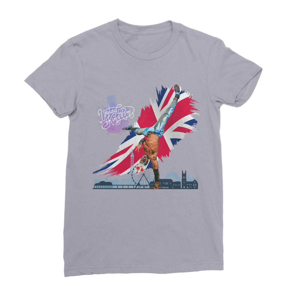 "Van Go to UK" - Aerial Van Go Premium Jersey Women's WearTee