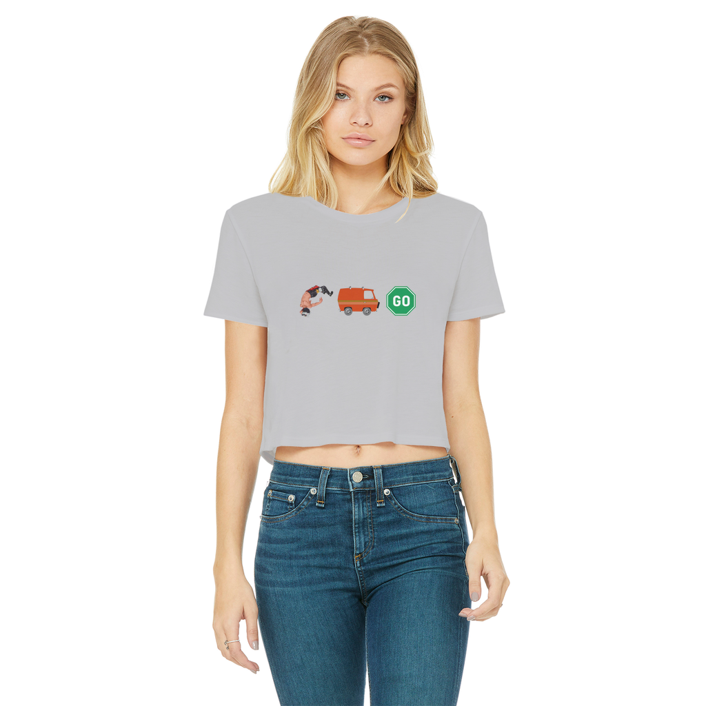 "You Can't Stop" Aerial Van Go - USA Women's Wear Crop Top