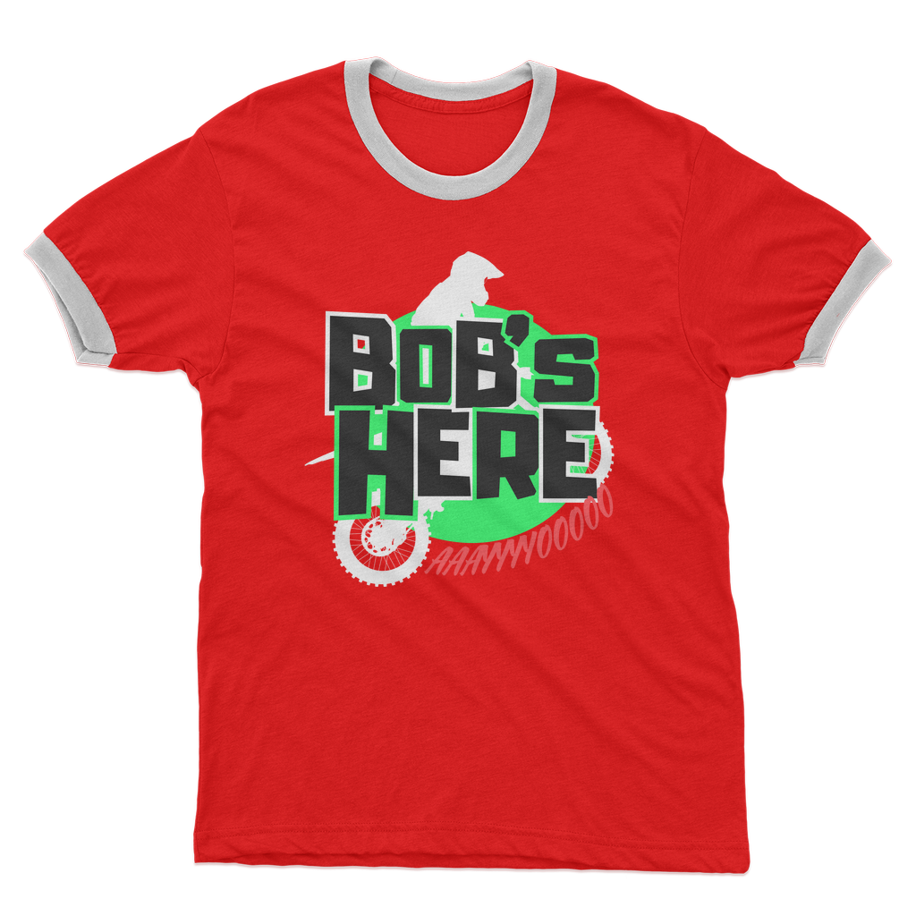 "Bob's Here" Bobby Flaco - USA Ringer Tee