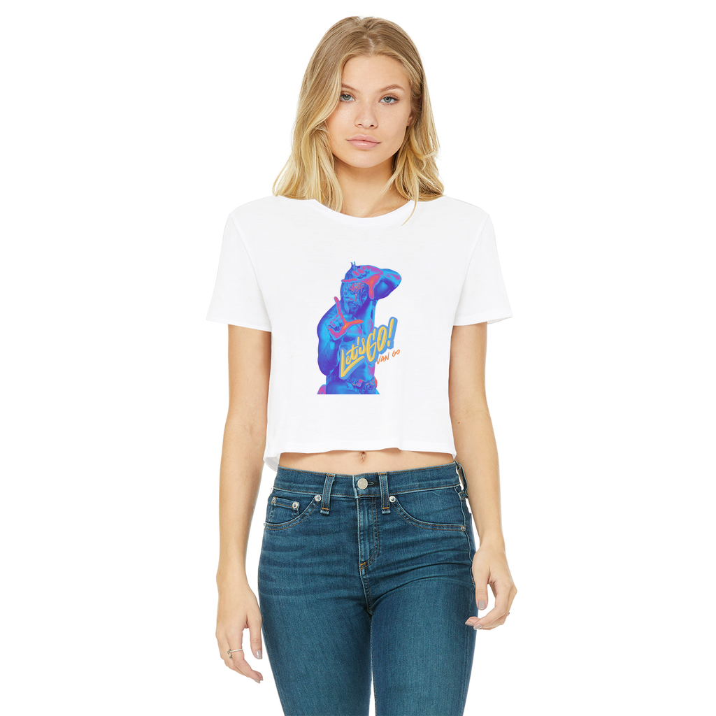"Let's Go Van Go - Aerial Van Go Women's Wear Crop Top