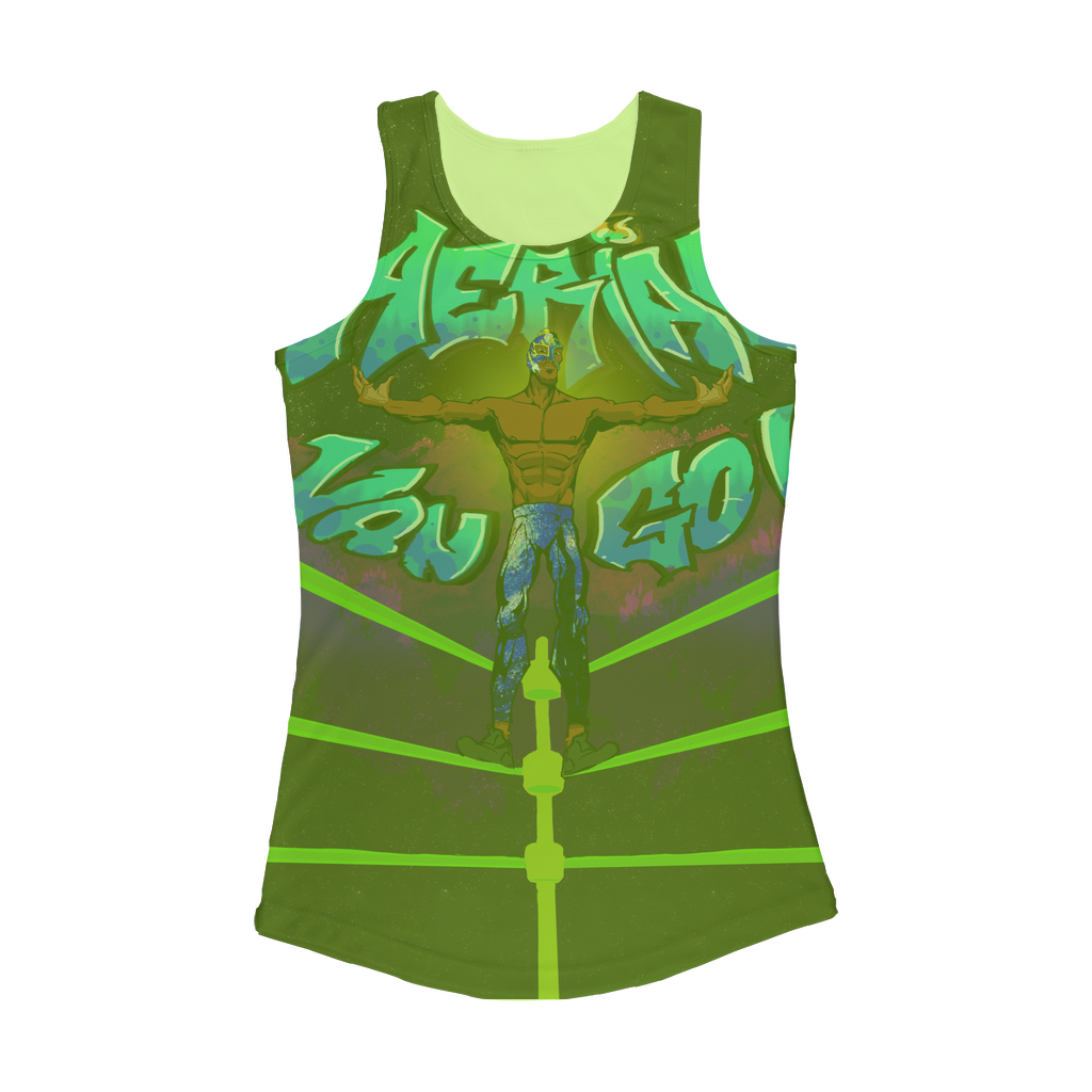 "Art Redeemer" - Aerial Van Go (USA) Women's Activewear Tank Top