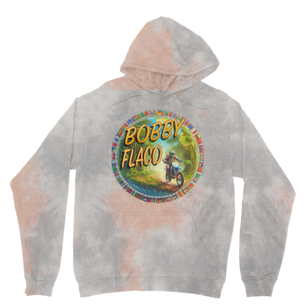 "Bike the World" Bobby Flaco - USaA Tie Dye Hoodie