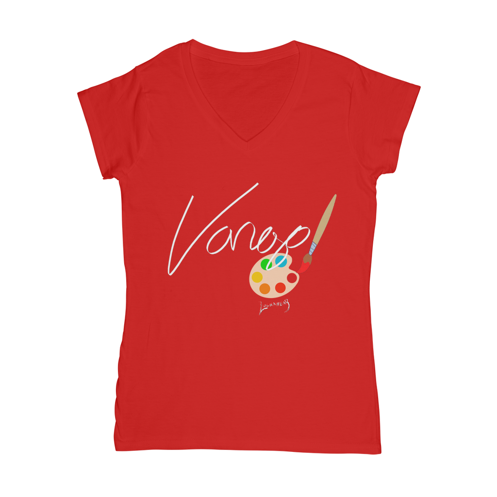 Aerial Van Go (USA) "Siggy" Women's Wear V-Neck T-Shirt