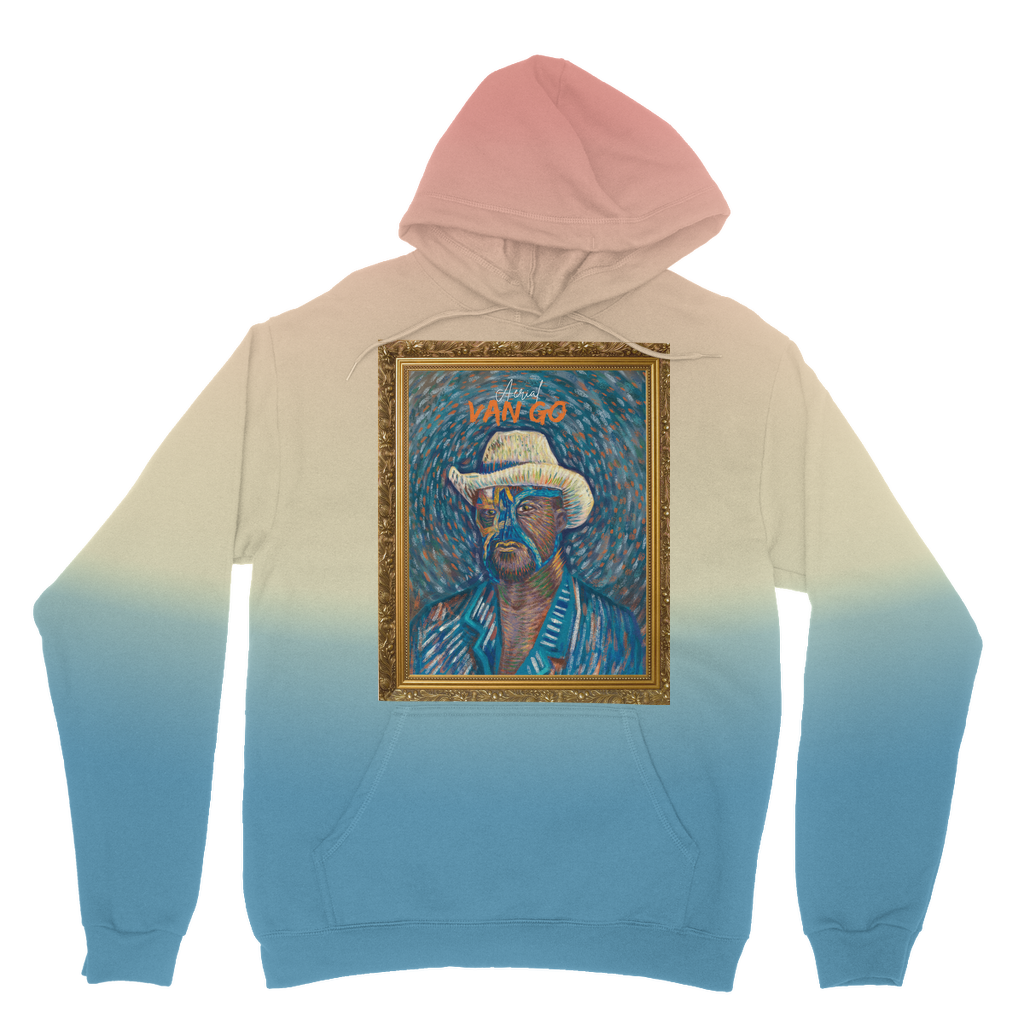 "Self Portrait" - Aerial Van Go (USA) Tie Dye Hoodie