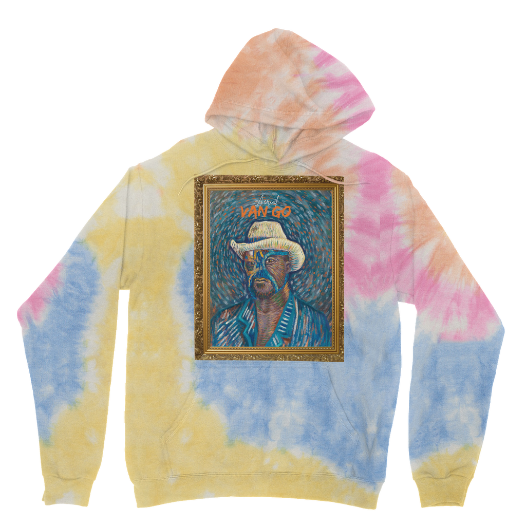 "Self Portrait" - Aerial Van Go (USA) Tie Dye Hoodie
