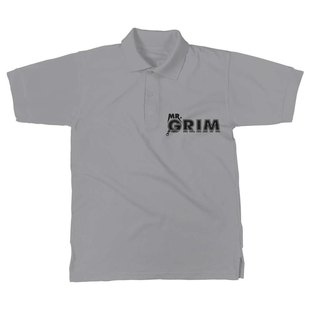 MR. Grim "Zipped Up" Women's Wear Polo Shirt