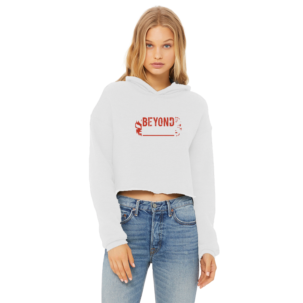 Beyond Lucha Women's Wear Crop Top Hoodie